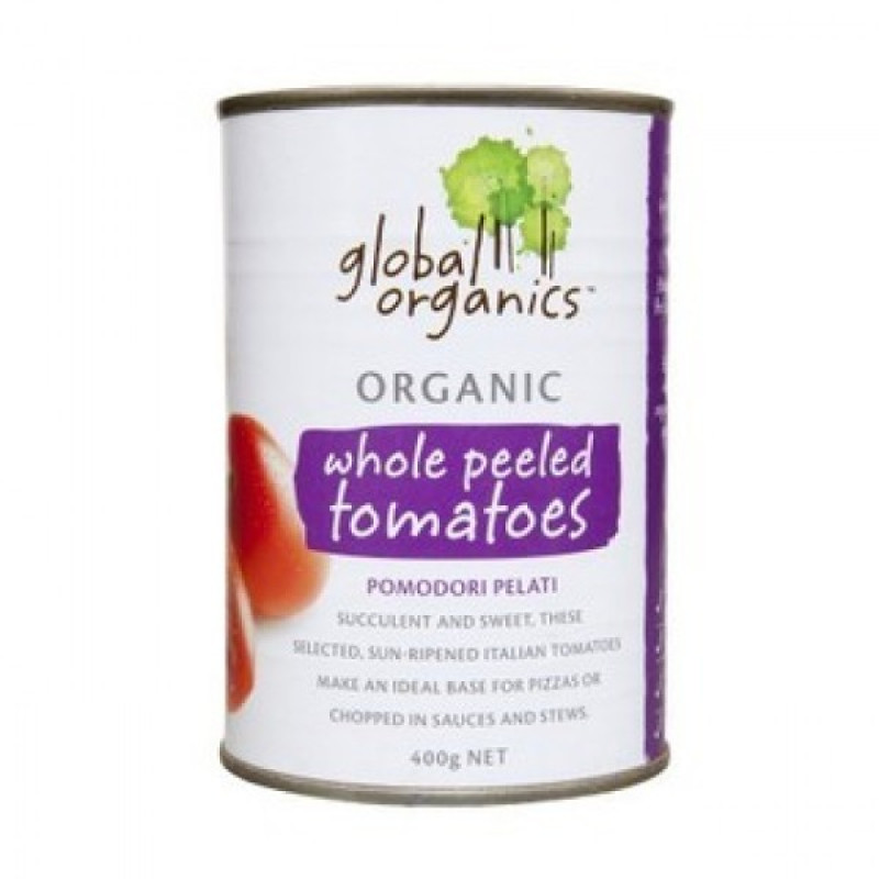Whole Peeled Tomatoes 400g by GLOBAL ORGANICS